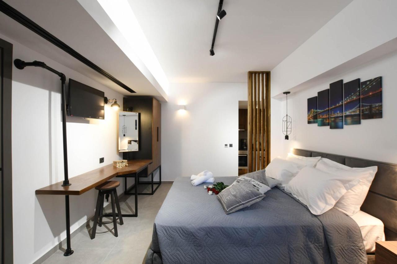 Orion Eco Suites Karteros Bagian luar foto